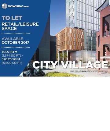 Leisure/hospitality to let in City Village, Belgrade Plaza, Coventry