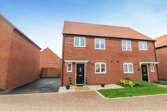 Thumbnail Semi-detached house to rent in Mayfly Mews, Biddenham, Bedford