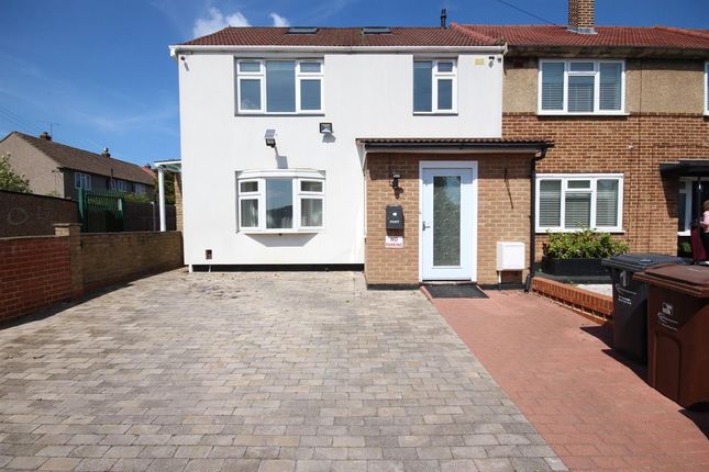 Thumbnail Semi-detached house for sale in Crabtree Avenue, Chadwell Heath, Romford