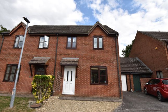 Thumbnail Link-detached house for sale in St. Georges Close, Ogbourne St. George, Marlborough, Wiltshire