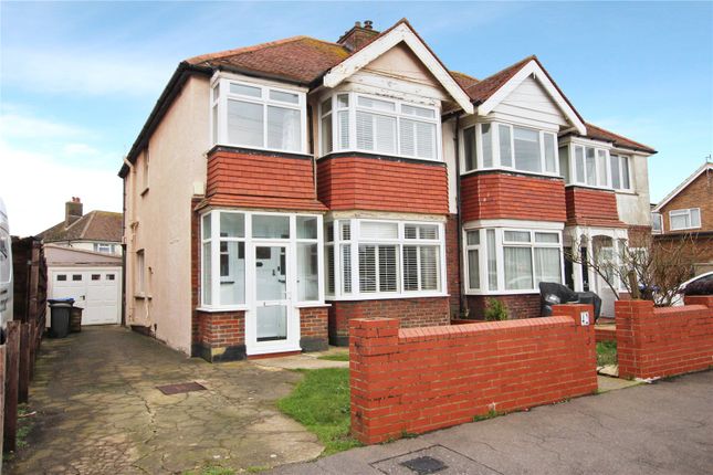 Thumbnail Semi-detached house to rent in Thalassa Road, Worthing, West Sussex