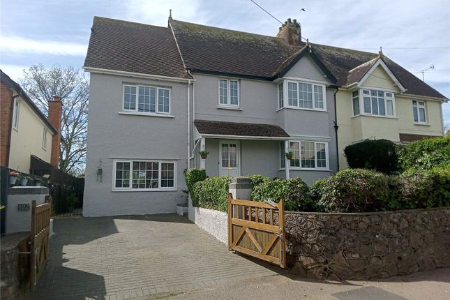 Thumbnail Semi-detached house for sale in Littleham Road, Exmouth, Devon