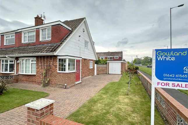 Thumbnail Semi-detached house for sale in Whinfield Close, Bishopsgarth, Stockton-On-Tees