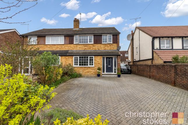 Semi-detached house for sale in Flamstead End Road, Cheshunt, Waltham Cross, Hertfordshire