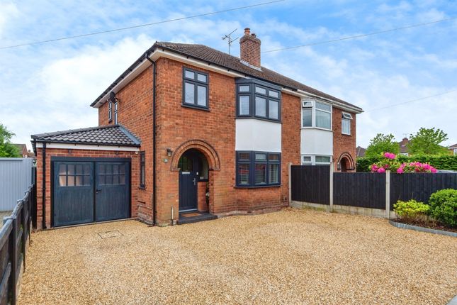 Thumbnail Semi-detached house for sale in Grove Avenue, Vicars Cross, Chester