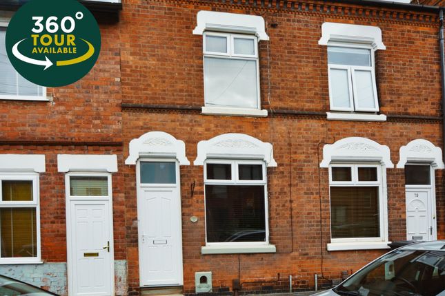Thumbnail Terraced house to rent in Wordsworth Road, Knighton Fields, Leicester