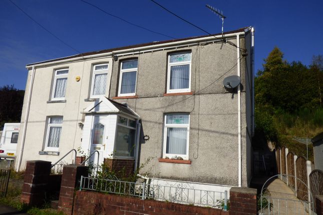 Semi-detached house for sale in New Road, Cilfrew, Neath.