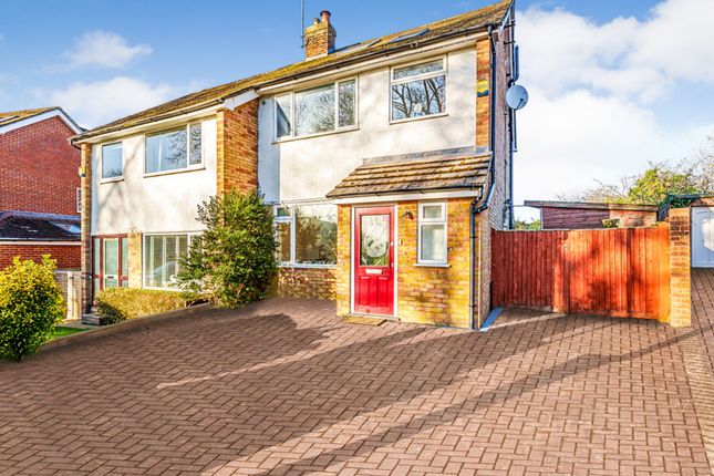 Thumbnail Semi-detached house for sale in Hermitage Drive, Twyford