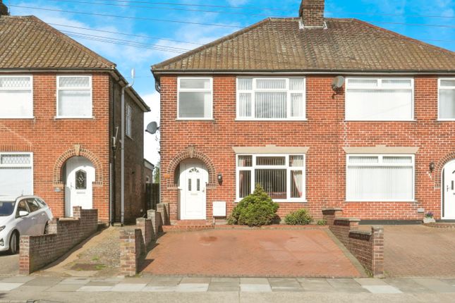 Thumbnail Semi-detached house for sale in Wherstead Road, Ipswich