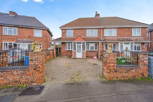 Thumbnail Semi-detached house for sale in North Crescent, Featherstone, Wolverhampton, Staffordshire