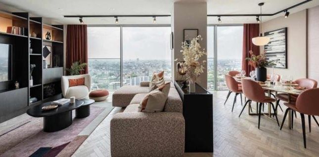 Thumbnail Flat for sale in Carrara Tower, 1, Bollinder Place