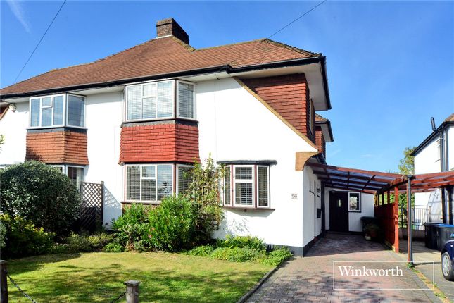 Semi-detached house for sale in Bramshaw Rise, New Malden