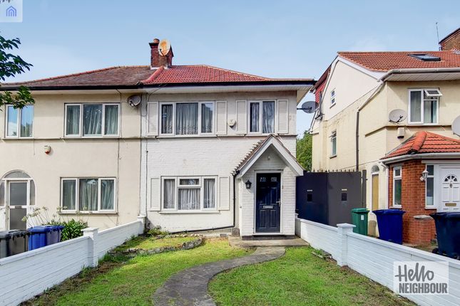 Thumbnail Semi-detached house to rent in Hughenden Gardens, Northolt