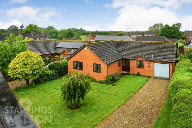 Thumbnail Detached bungalow for sale in St. Margarets Way, Rockland St. Mary, Norwich