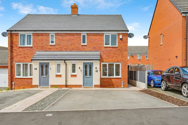Thumbnail Semi-detached house for sale in Pit Pony Way, Hednesford, Cannock, Staffordshire