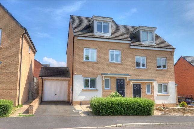 Semi-detached house for sale in Vallum Place, Throckley, Newcastle Upon Tyne
