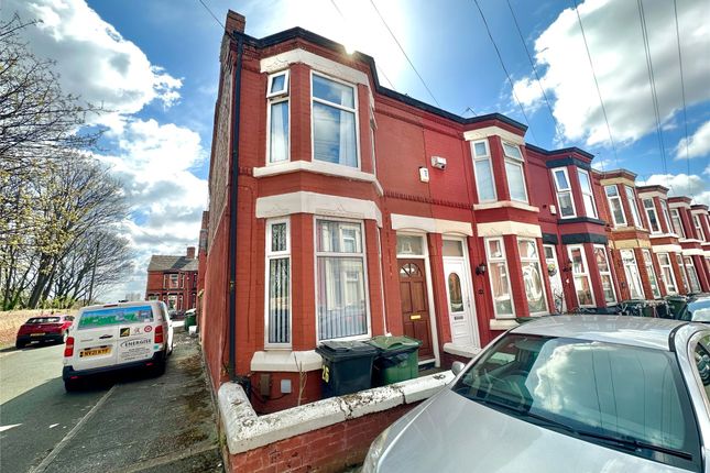 Thumbnail End terrace house for sale in Morley Avenue, Birkenhead, Merseyside