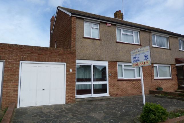 Thumbnail Semi-detached house for sale in Grenville Way, Broadstairs
