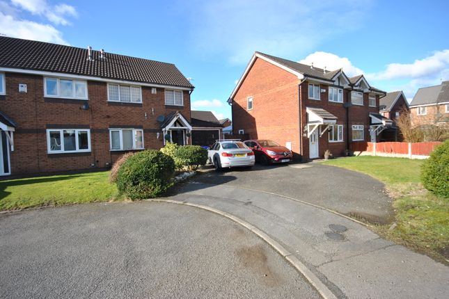 Thumbnail Semi-detached house for sale in Finstock Close, Eccles Manchester