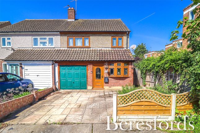 Thumbnail Semi-detached house for sale in Tabrums Way, Upminster