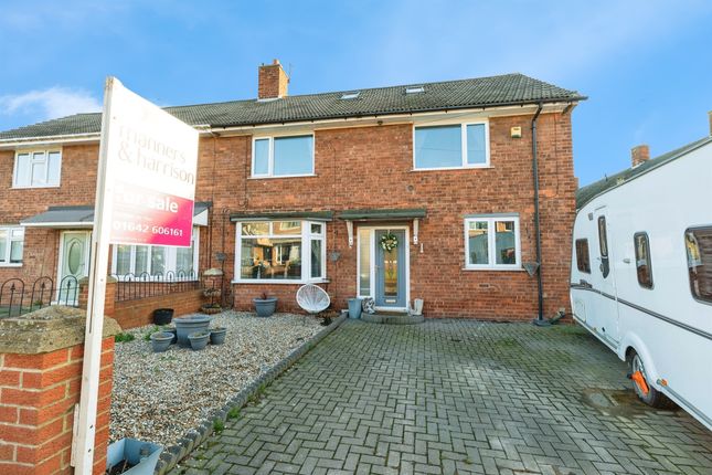Thumbnail Semi-detached house for sale in Cornwall Grove, Stockton-On-Tees