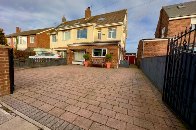 Semi-detached house for sale in Wansbeck Road, Ashington