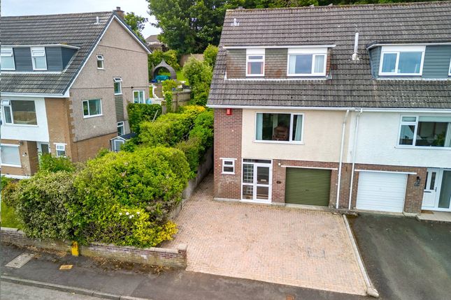 Thumbnail Semi-detached house for sale in Dunstone View, Plymouth, Devon