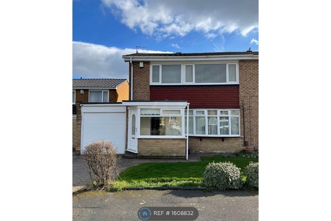 Thumbnail Semi-detached house to rent in Gracefield Close, Newcastle Upon Tyne