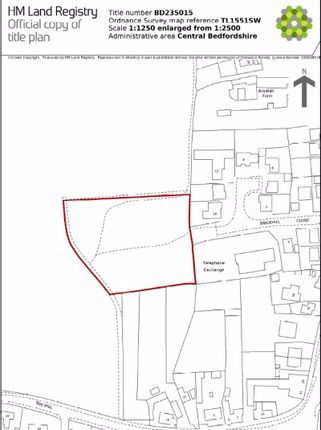 Land for sale in Brickhill Close, Blunham, Bedford