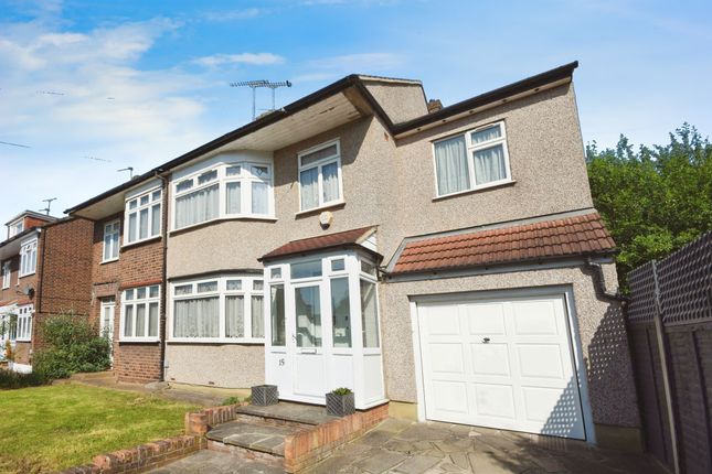 Thumbnail Semi-detached house for sale in Mount Avenue, Harold Wood, Romford