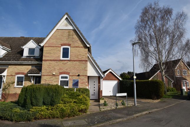 Thumbnail End terrace house for sale in Heron Road, Wisbech