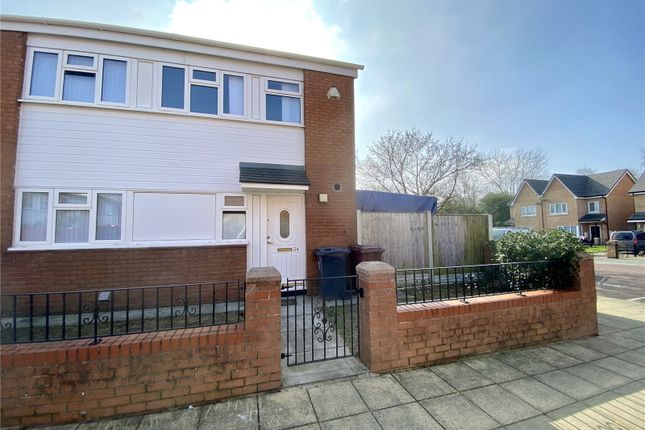 Thumbnail End terrace house to rent in Martock, Whiston, Prescot, Merseyside