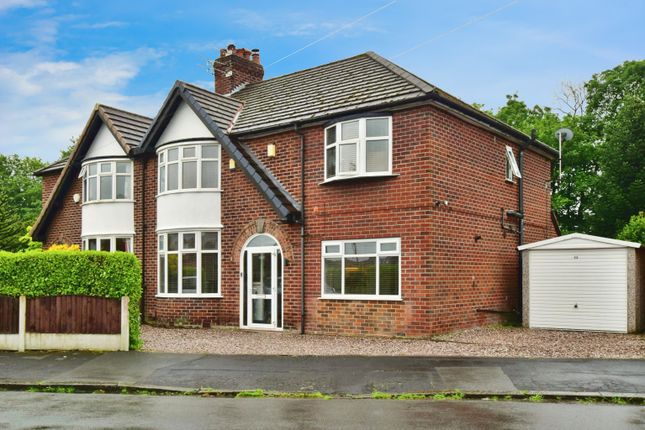 Thumbnail Semi-detached house for sale in Manley Road, Sale, Greater Manchester