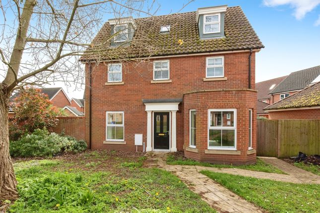 Thumbnail Detached house for sale in Harvester Lane, Beck Row, Bury St. Edmunds