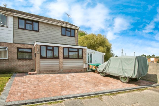 Semi-detached house for sale in Carisbrooke Crescent, Poole, Dorset