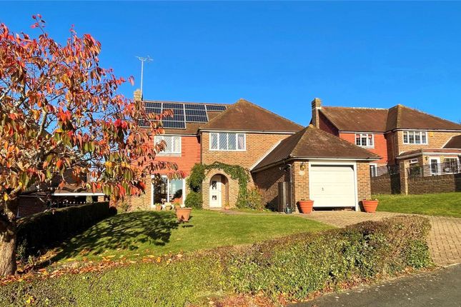 Thumbnail Detached house for sale in Mayfield Close, Findon Valley, Worthing, West Sussex