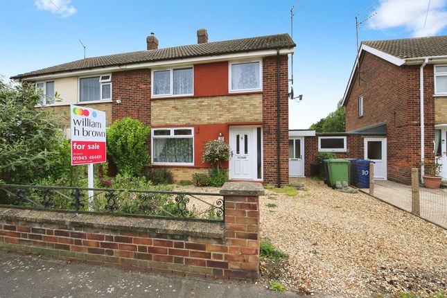 Thumbnail Semi-detached house for sale in Waterlees Road, Wisbech