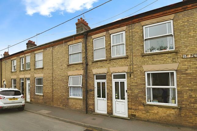 Thumbnail Terraced house for sale in St Peters Road, Upwell, Wisbech