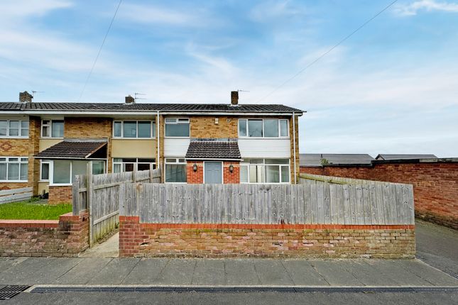 Thumbnail End terrace house for sale in Fletcher Walk, Hartlepool, County Durham