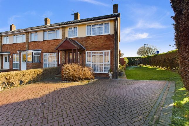 Thumbnail End terrace house for sale in Larkfield Close, Lancing