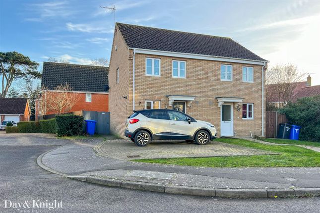 Thumbnail Semi-detached house for sale in Milnes Way, Carlton Colville, Lowestoft