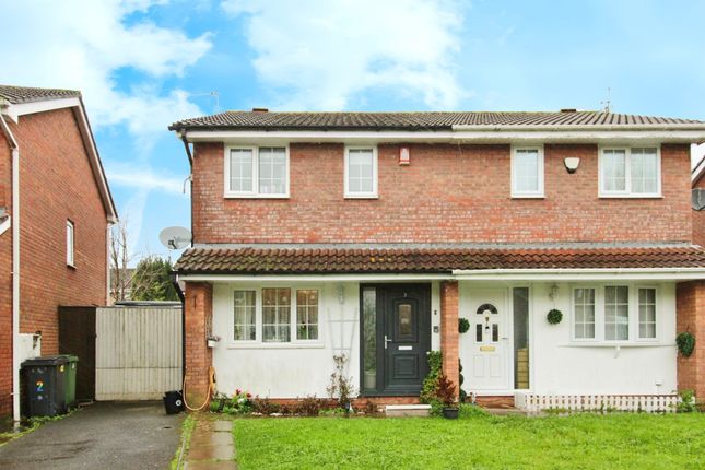 Thumbnail Semi-detached house for sale in Glenrise Close, St. Mellons, Cardiff