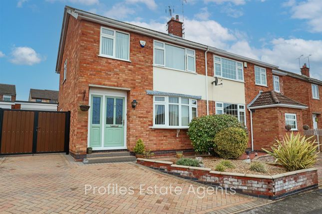 Semi-detached house for sale in Almond Way, Earl Shilton, Leicester
