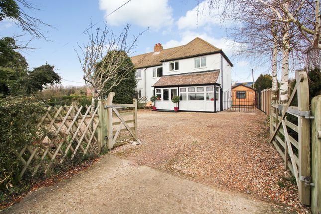 Semi-detached house for sale in Adisham Road, Bekesbourne, Canterbury, Kent