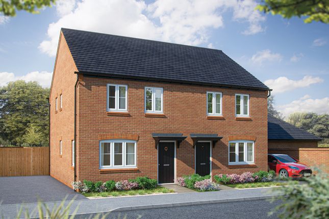 Thumbnail Terraced house for sale in "The Holly" at Watermill Way, Collingtree, Northampton