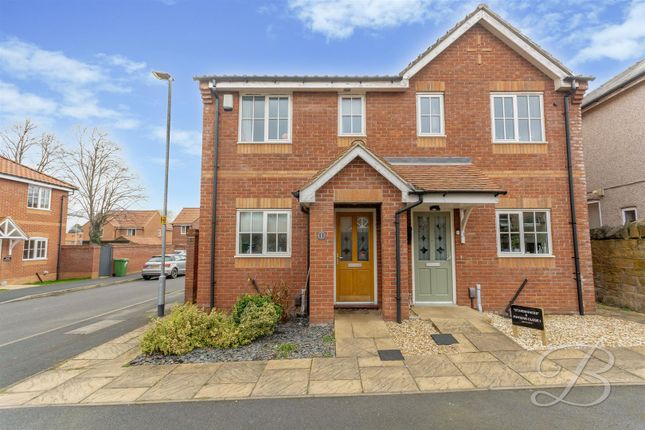 Thumbnail Semi-detached house for sale in Hayman Close, Mansfield Woodhouse, Mansfield