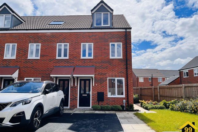 Thumbnail End terrace house to rent in Canada Close, Nottingham, Nottinghamshire