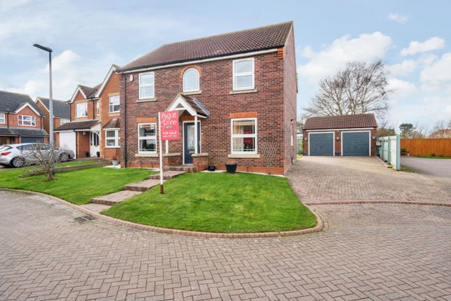 Thumbnail Detached house for sale in Cherry Close, Humberston, Grimsby
