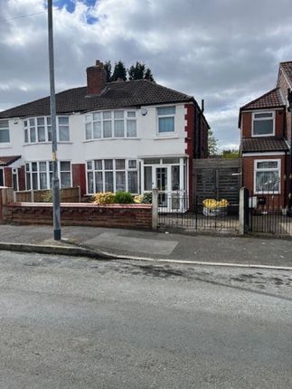 Semi-detached house for sale in Delacourt Road, Withington, Manchester.