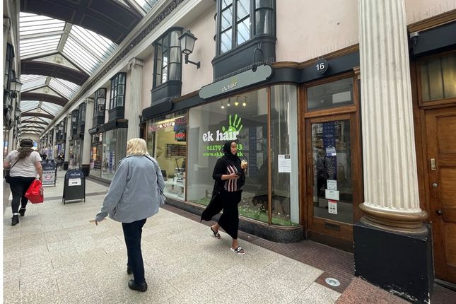 Retail premises to let in 16 The Arcade, Broadmead, Bristol, City Of Bristol